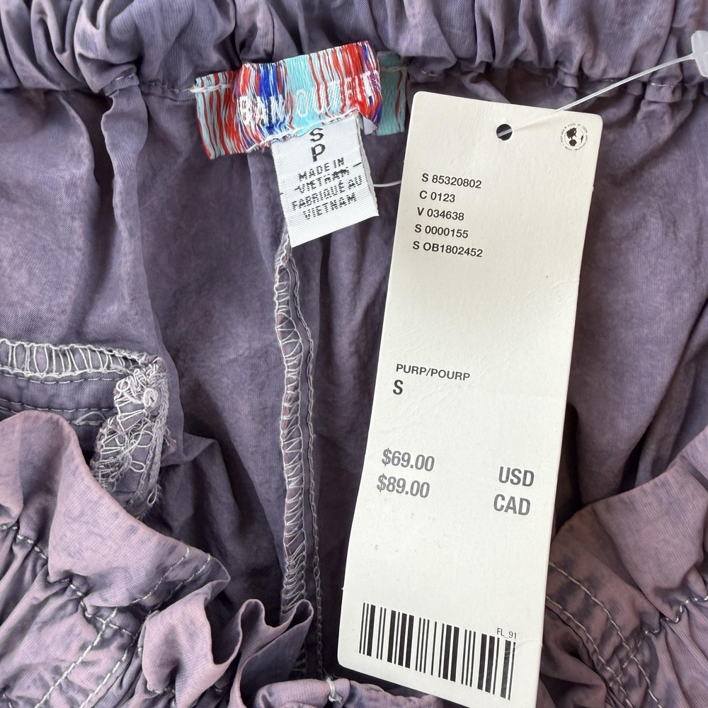 Urban Outfitters Pants Womens Small Purple Nylon Windbreaker Parachute Y2K NWT - Picture 4 of 9